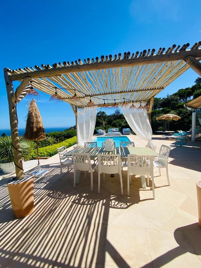 Villa Jucanos - Vue Mer Panoramique Golfe De St-Tropez كافالير سور مير المظهر الخارجي الصورة