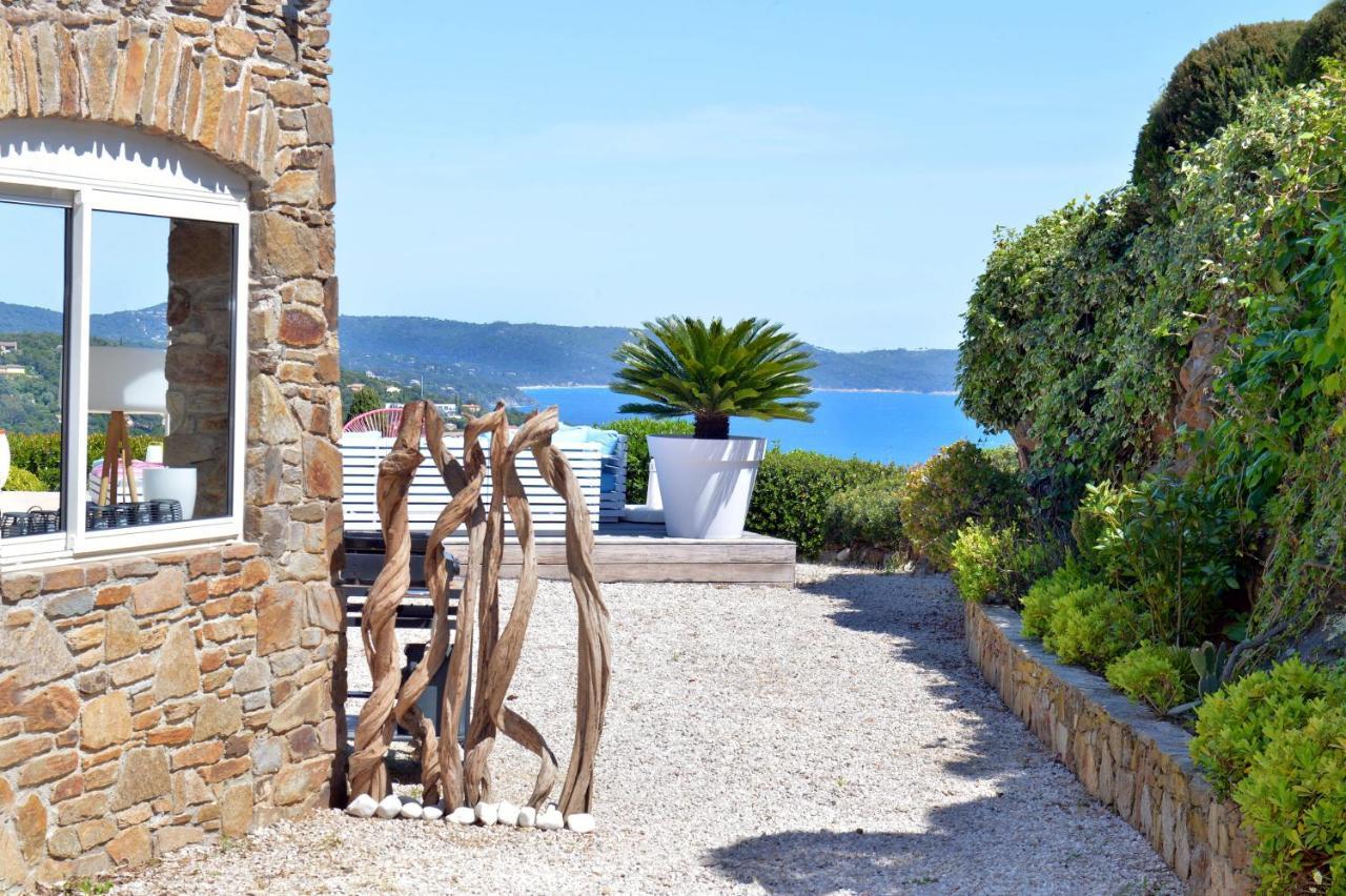 Villa Jucanos - Vue Mer Panoramique Golfe De St-Tropez كافالير سور مير المظهر الخارجي الصورة